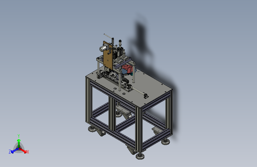 N95口罩耳带焊接机设备3D图