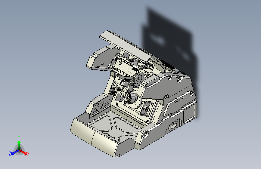 日本数控铣床设备3D模型