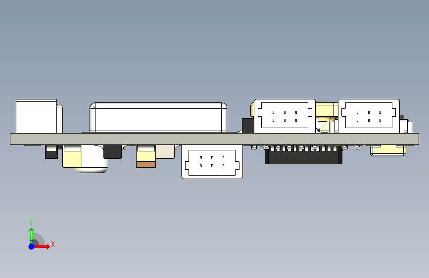 G18701-FlySky_FS-X6B-V1.1_接收器”+无人机 正面视图