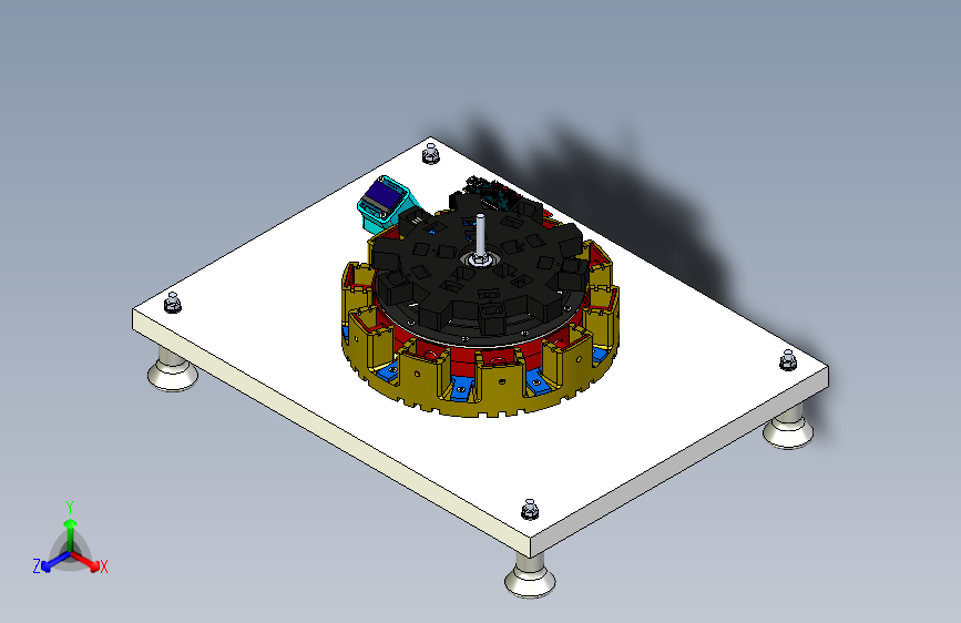 RPM arduino发电机演示结构3D图纸三维模型