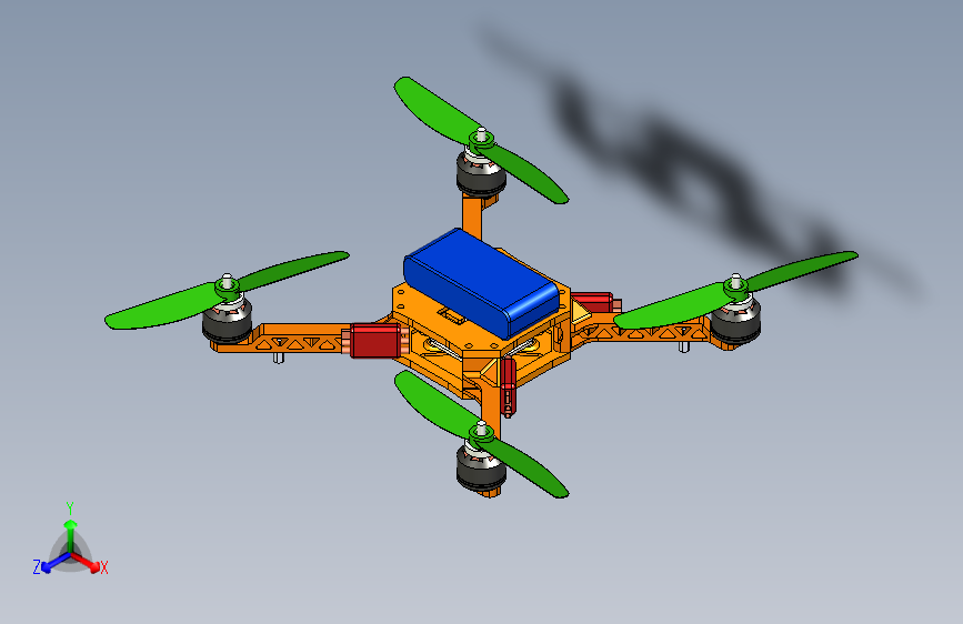G18898-Solidworks中的无人机设计”+无人机