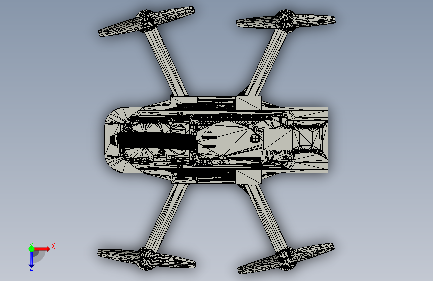 G19910-Drone-mini”+无人机 俯视图