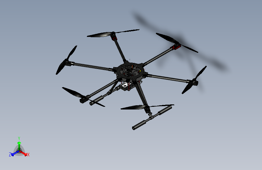 G20279-ZD1250-六轴飞行器框架”+无人机
