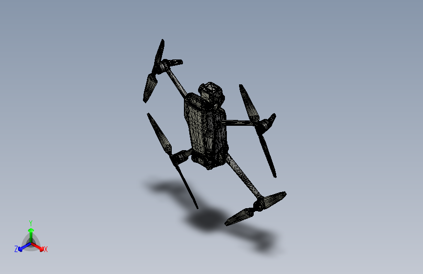 G20312-大疆MAVIC+3E无人机3种尺寸3D打印”+无人机