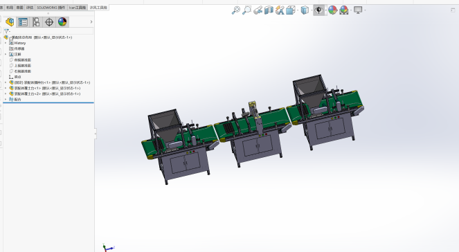 穴盘播种机三维设计solidworks建模3d模型+CAD图纸