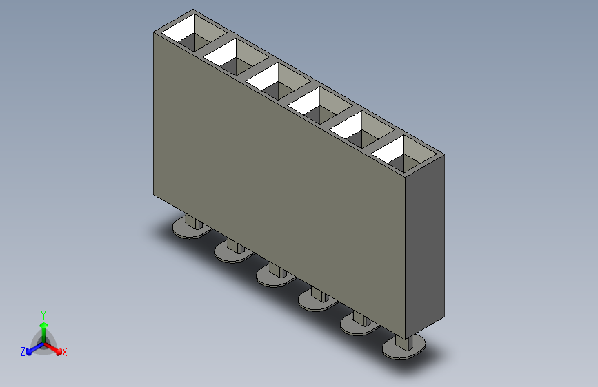 6 PORT HEADER