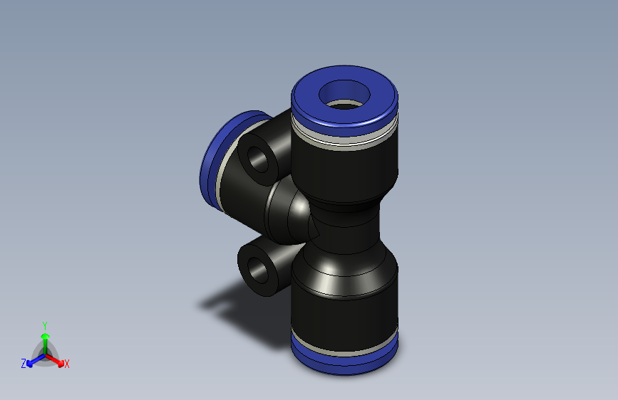 6mm 快速接头 T 型接头