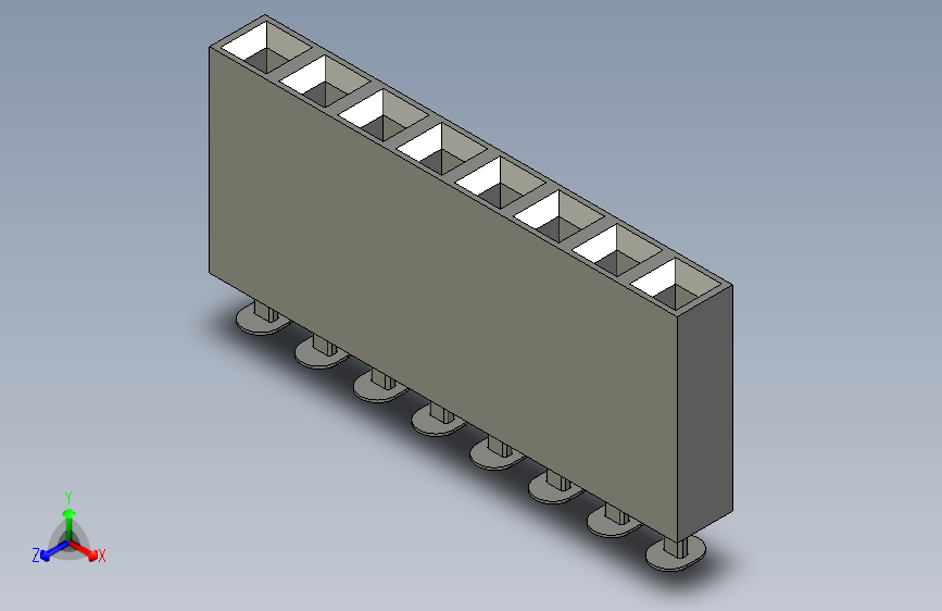 8 PORT HEADER