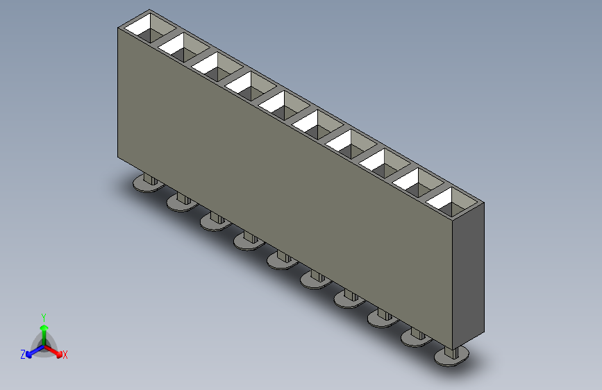 10 PORT HEADER