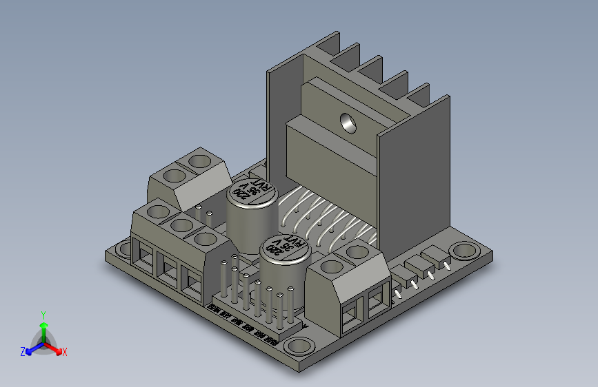 Hr_L298N Stepper Motor Driver (Red)