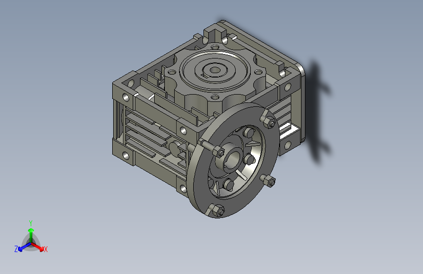 电机固定 主视图