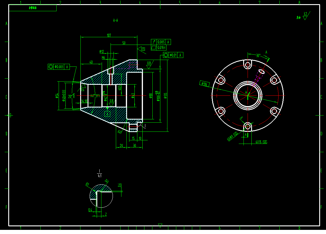 滚齿夹具-短轴齿轮滚齿574530=288