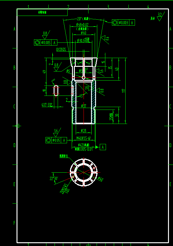 滚齿夹具-短轴齿轮滚齿574530=288