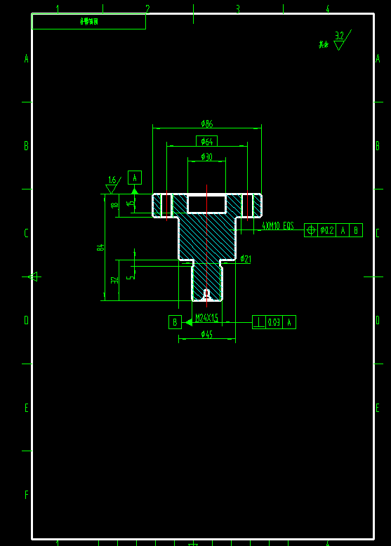 滚齿夹具-短轴齿轮滚齿574530=288