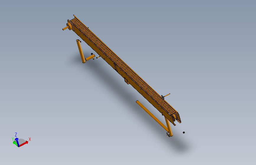 3.6米链板输送机  UG