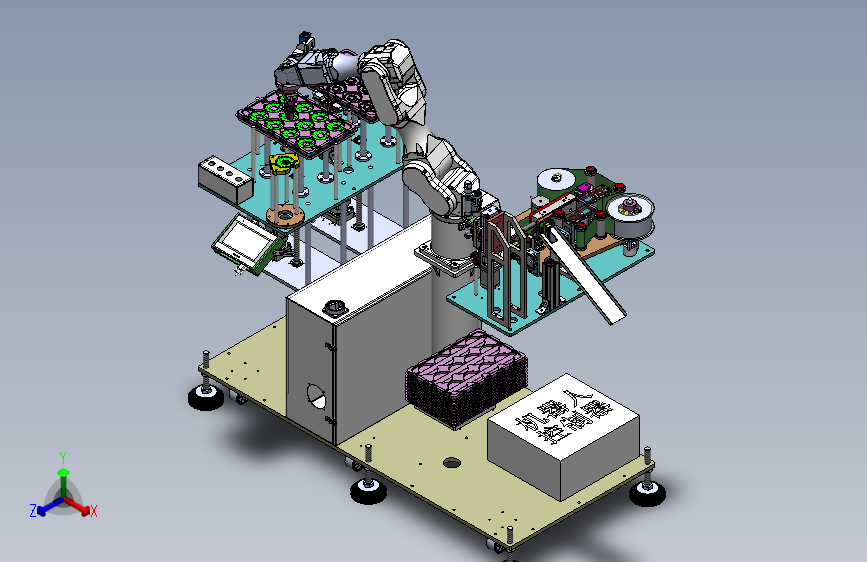 PCB板支架自动组装机