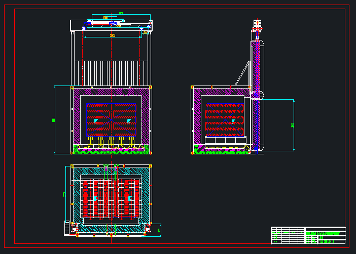 2.4x1.8x1.4高温箱式电阻炉图纸==1016948=300