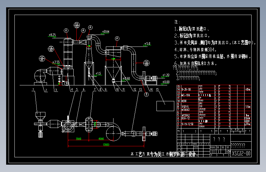 XSG-12型闪蒸干燥机