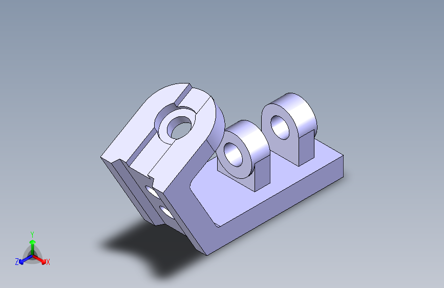 N001657-SOLIDWORKS斜角安装支架”