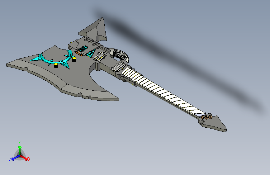 N000894-Power+axe+WH40k吉他”