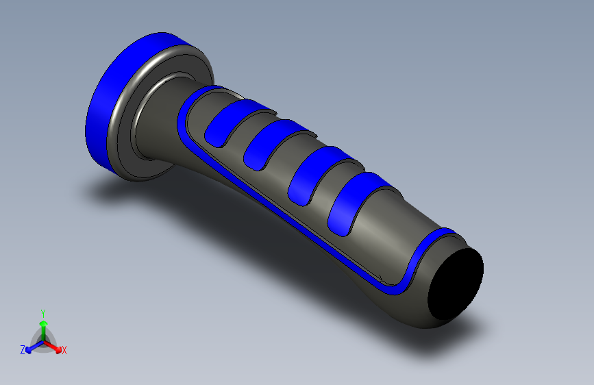 N000827-solidworks上的手柄握把cad模型”