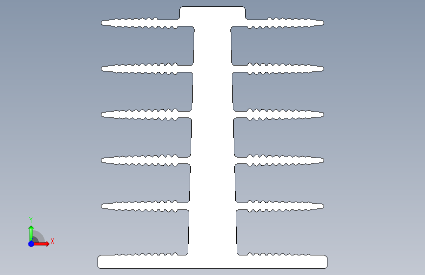 N000821-冷却散热器.散热器35х40” 正面视图
