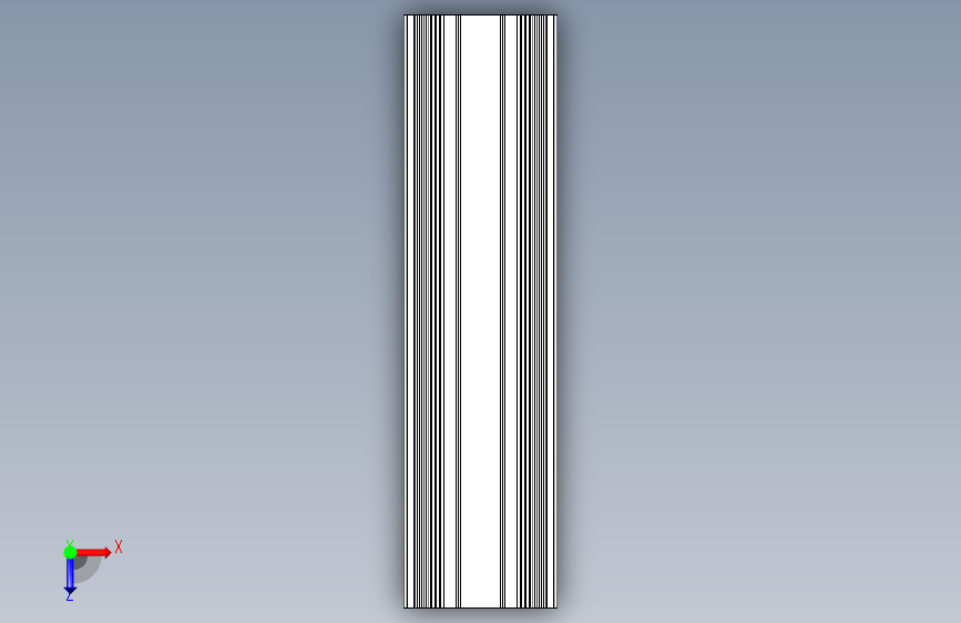 N000821-冷却散热器.散热器35х40” 俯视图