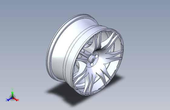 N000814-solidworks上的汽车轮圈设计”