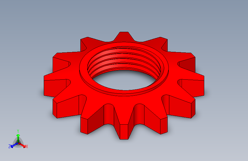 N000713-SOLIDWORKS螺纹齿轮-外齿”
