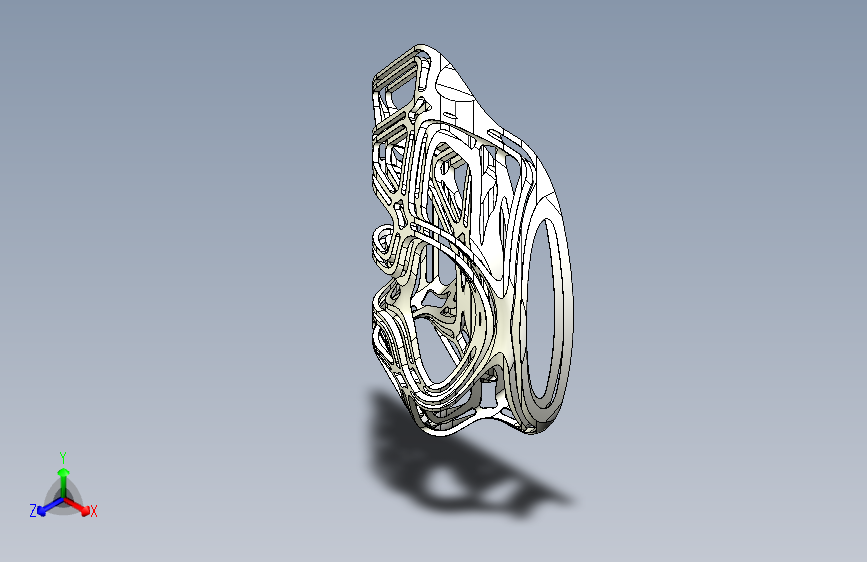 N000684-倒角立方体角投影导出的3D抽象形状，方法2”