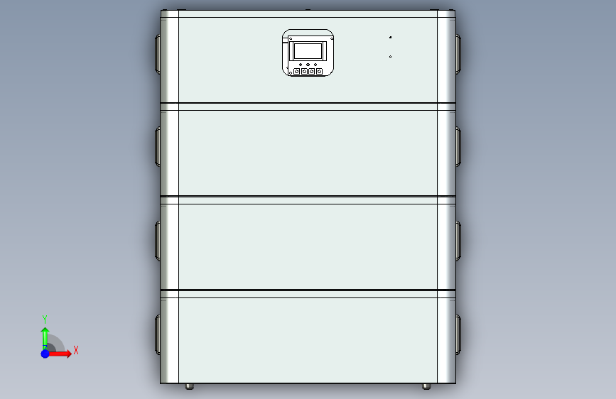N000361-15kw 家用储能柜 正面视图