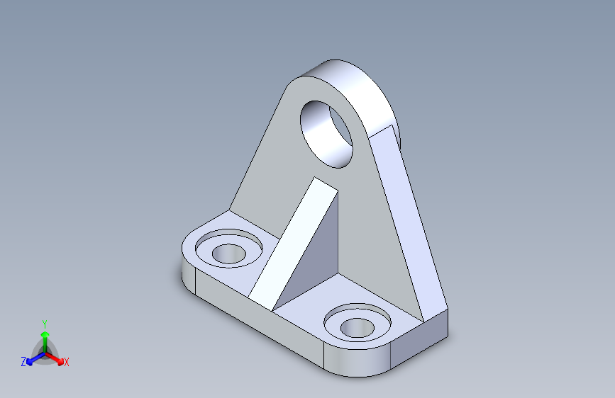 N000221-SOLIDWORKS工业支架”
