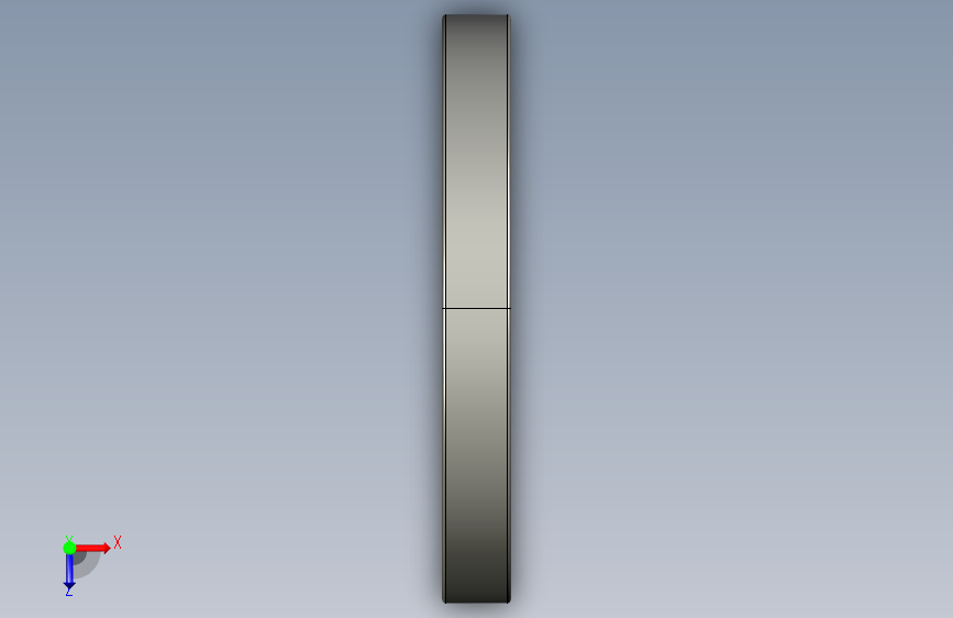 SKF单列深槽球轴承ball_bearing_619_630_0 俯视图