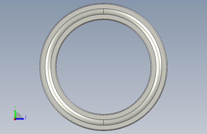 SKF单列深槽球轴承ball_bearing_619_630_0 左侧视图