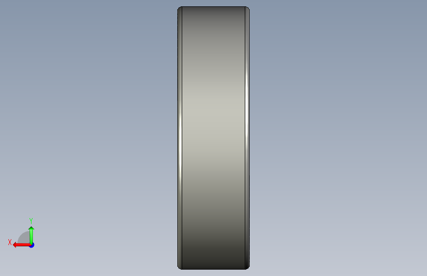 SKF单列深槽球轴承ball_bearing_6305_0 背面视图