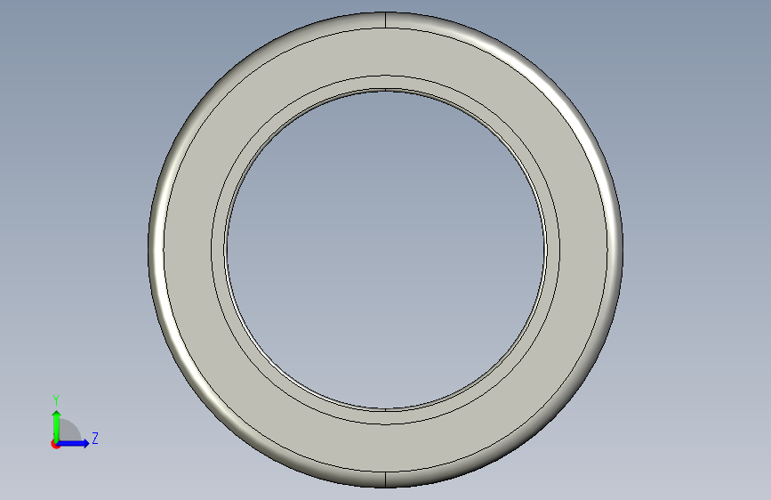 SKF滚针轴承roller_bearing_-_hk_0808_0 左侧视图