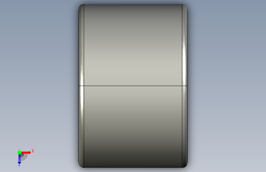 SKF滚针轴承roller_bearing_-_hk_0808_0 俯视图