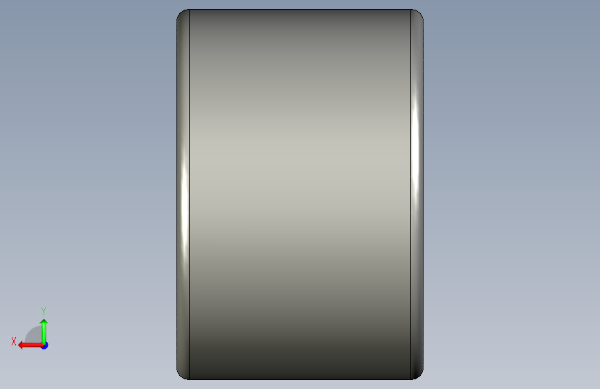 SKF滚针轴承roller_bearing_-_hk_0808_0 背面视图