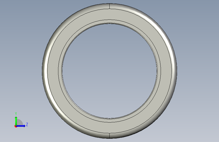 SKF滚针轴承roller_bearing_-_hk_1412_0 左侧视图