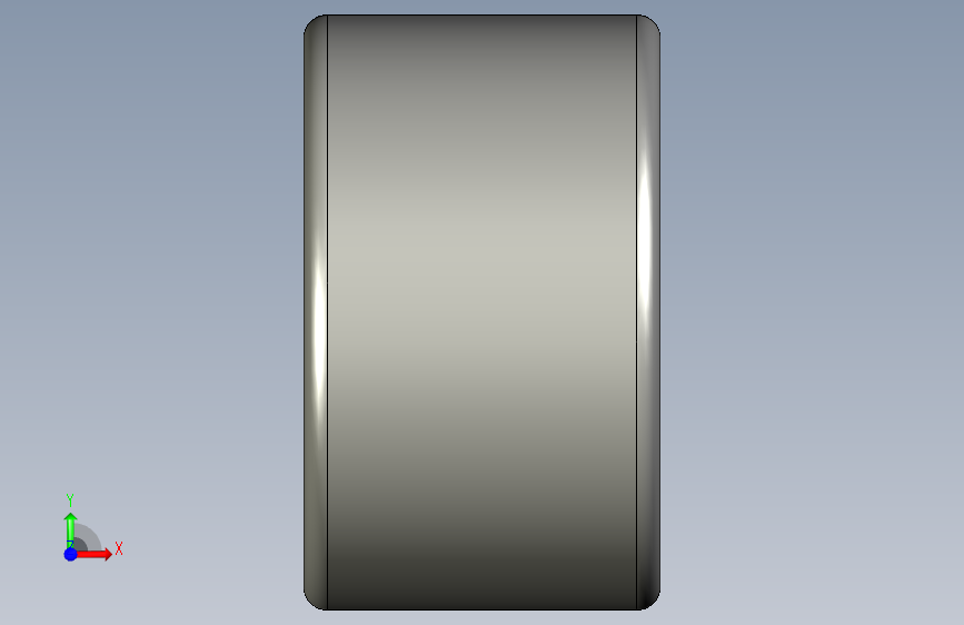 SKF滚针轴承roller_bearing_-_hk_1412_0 正面视图