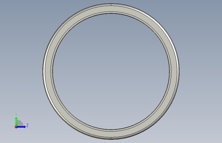 SKF滚针轴承roller_bearing_-_hk_4016_0 左侧视图