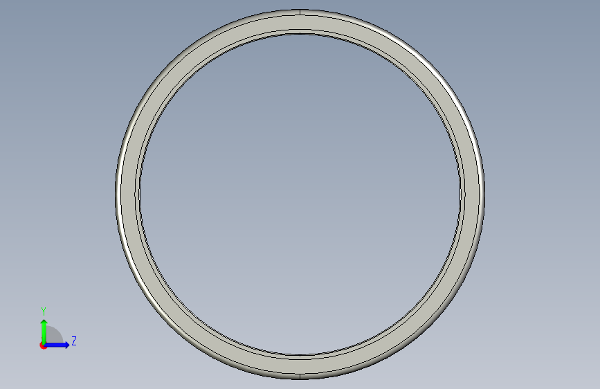 SKF滚针轴承roller_bearing_-_hk_4516_0 左侧视图