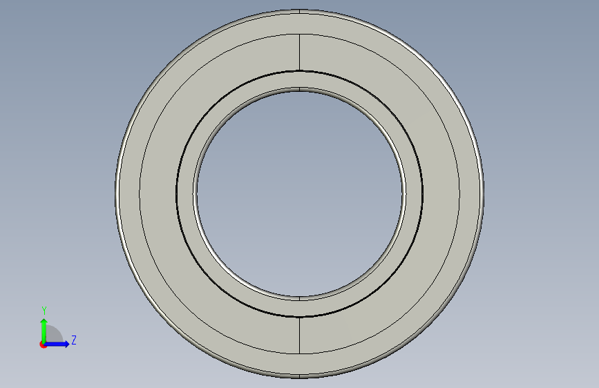 SKF球面滚子轴承bearing_22230_cc_w33_0 左侧视图