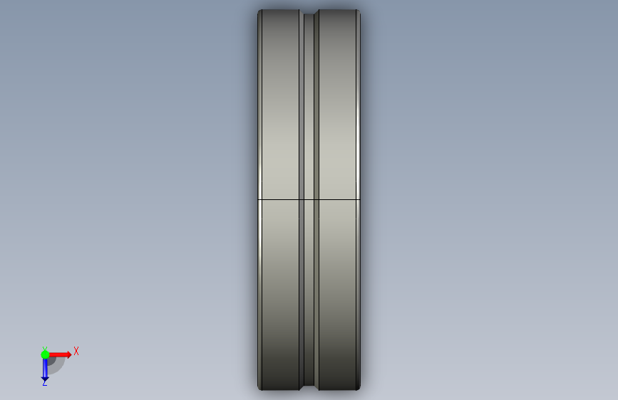 SKF球面滚子轴承bearing_22230_cc_w33_0 俯视图