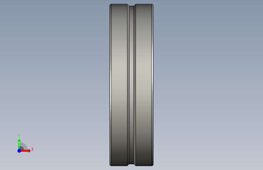SKF球面滚子轴承bearing_22230_cc_w33_0 正面视图