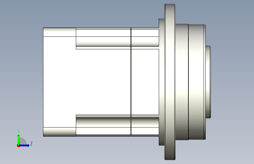 SPG行星减速机SPIFH060 SERIES (1 STAGE-A TYPE) 左侧视图