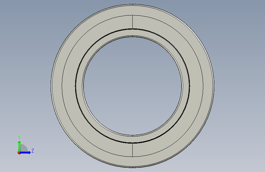 SKF球面滚子轴承bearing_23130_cc_w33_0 左侧视图