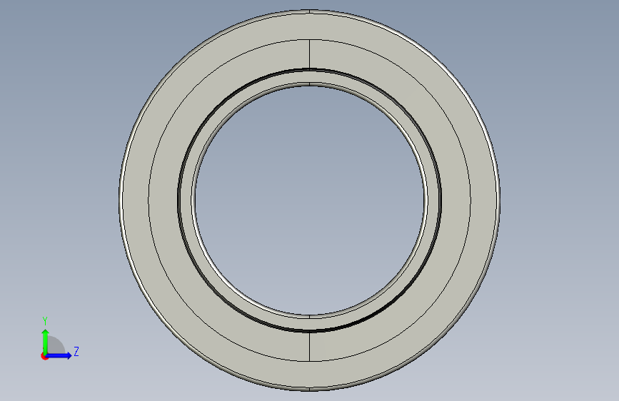 SKF球面滚子轴承bearing_24160_cc_w33_0 左侧视图