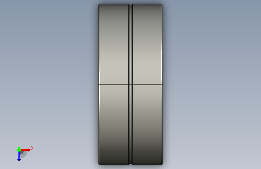 SKF球面滚子轴承bearing_24160_cc_w33_0 俯视图