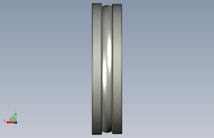 SKF推力球轴承-单方向thrust_bearing_-_51234_0 背面视图